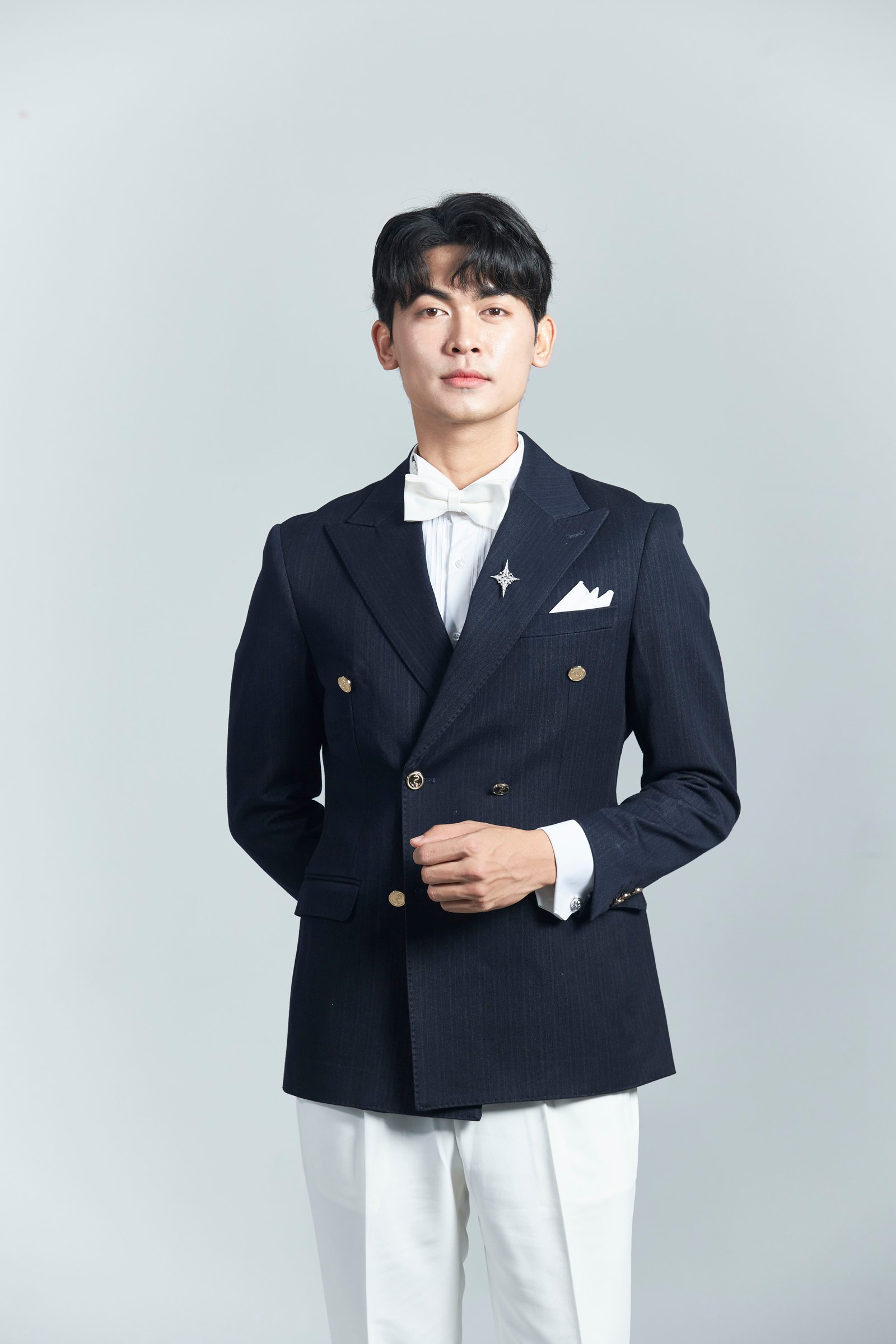 Royal Pinstripe Navy Suit