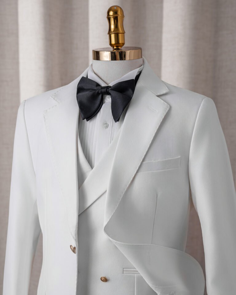 Ivory Regal Double-Breasted Suit